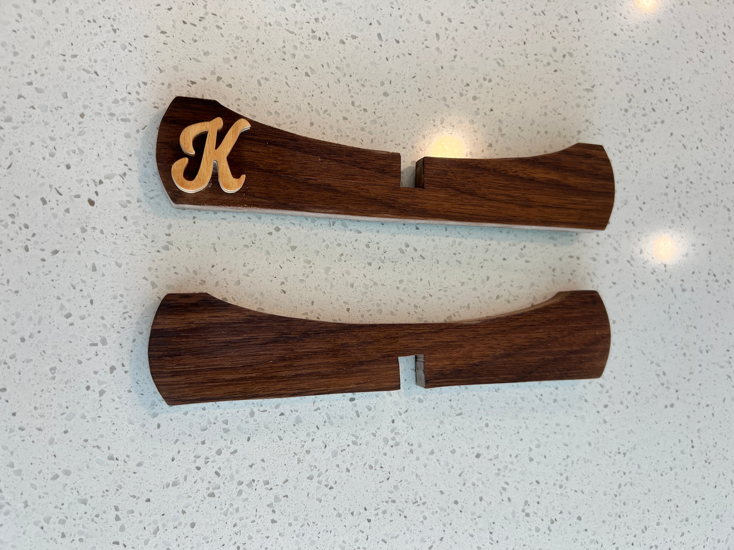 Walnut Personalized Bowl Trivet