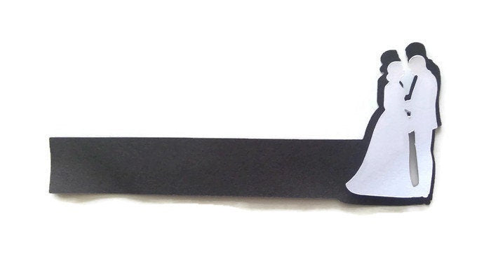 Wedding Napkin Rings Rehearsal Dinner Bridal Shower Heavy Duty Cardstock Set of 10