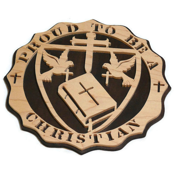 Proud Christian Wall Plaque