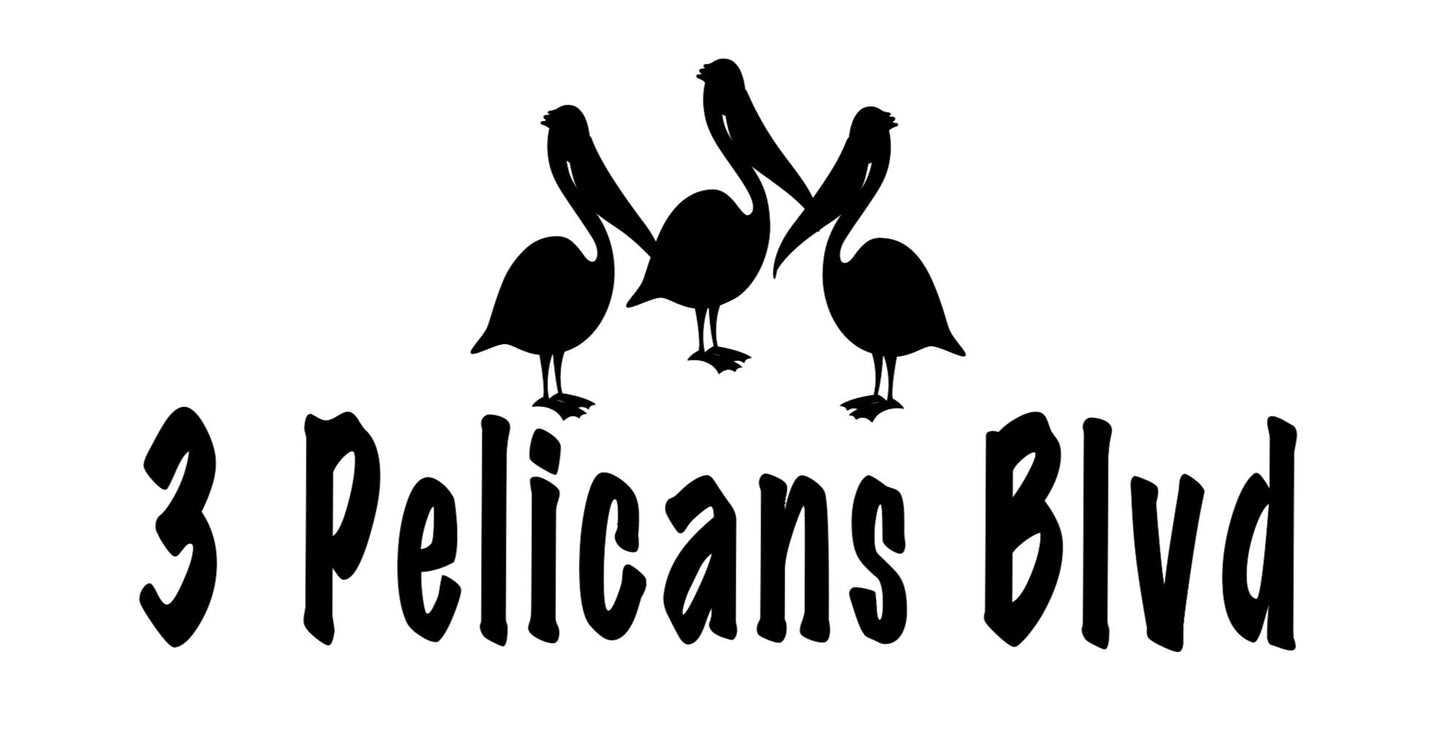 Pelican Mailbox Decal Set of 2 v2