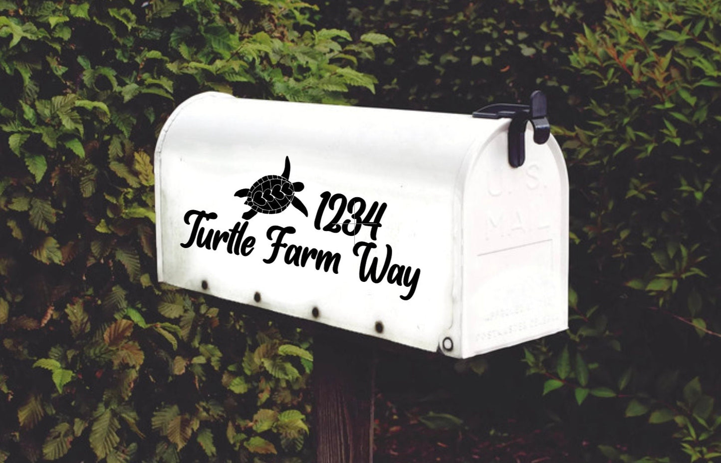 Turtle Mailbox v2 Decal Gift Set of 2
