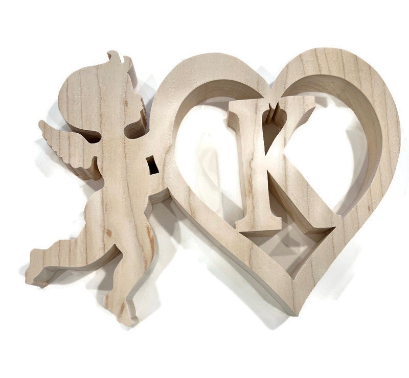Valentine's Day Trivet for Dinner at Home Cupid and Hearts Personalized